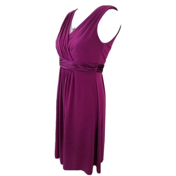 DAVID'S BRIDAL ~Women's Size 4~Red Grapes Formal Prom Cocktail Dress. - Picture 7 of 9